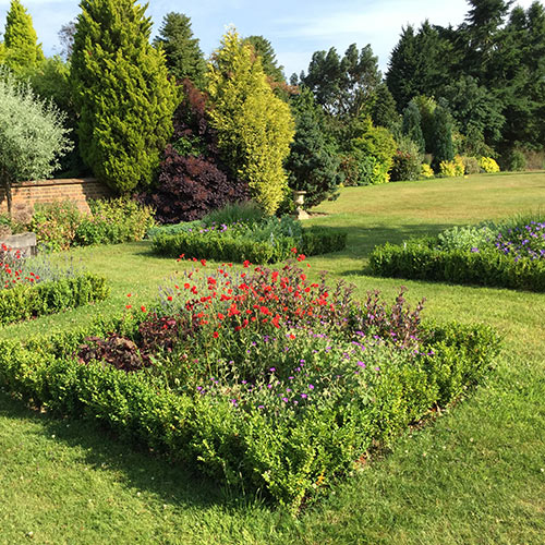 French style Garden Box edged bed