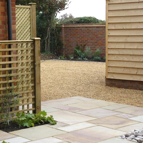 Linked courtyard gardens